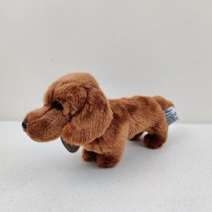 Russ Yomiko Classics Dachshund Dog Brown Plush Stuffed Animal Wiener Puppy